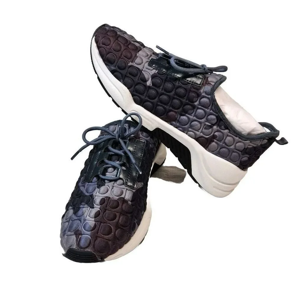 Linea Paolo Women's Size 6 Fashion Trainers Camo Bubble Fabric Sporty Athleisure - Picture 1 of 13
